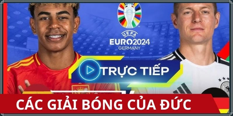 Tổng hợp các giải đấu trong trực tiếp bóng đá đức