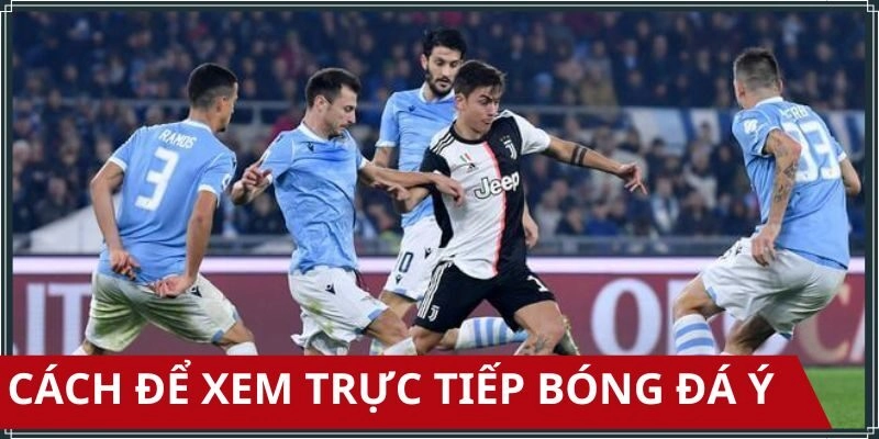 Từng bước truy cập trang web để xem trực tiếp bóng đá Ý